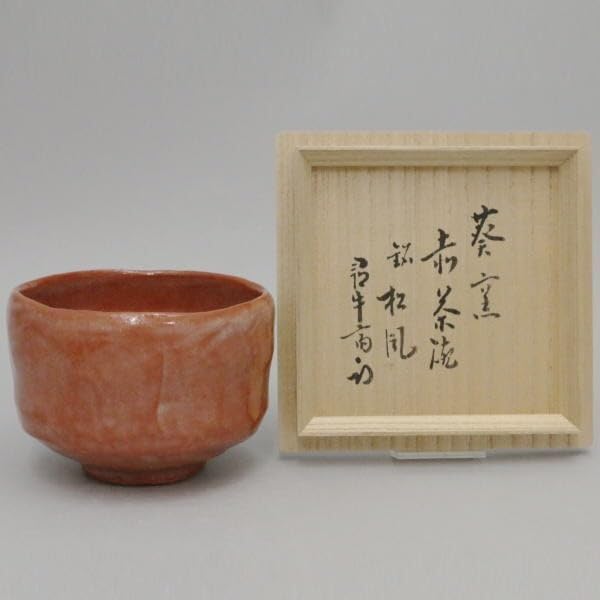 楽天市場】【茶器/茶道具 抹茶茶碗】 錆赤楽茶碗 3代 渓古石香作（谷
