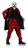 Sideshow Men's Creepy Psycho Clown Crew Costume