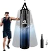 Bolsa de agua para boxeo 4FT, bolsa pesada ajustable de 60 a 120 lbs con diseño antiderrames, bolsa de entrenamiento acuática resistente para adultos 2