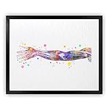 Dignovel Studios 8X10 Unframed Arm Muscle Diagram Human Anatomy Watercolor Art Print Medical Science Art Orthopedic Wall Hanging Decor DN921