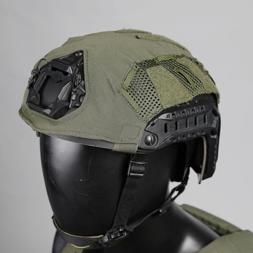 D.M.GEAR Tactical Helmet Cover for Ops-Core SF Bump Helmet in Size L/XL Airsoft Protective Cover Hunting Paintball (RG) - Thumbnail 6