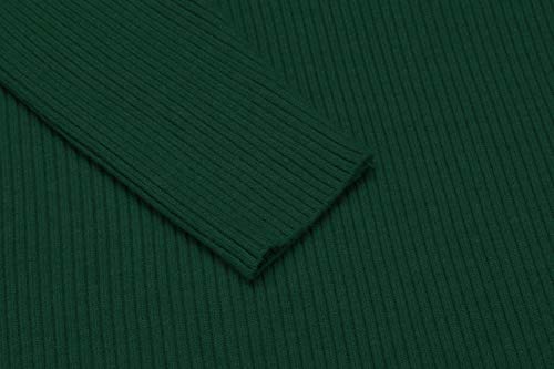 Image of COOFANDY Mens Ribbed Slim Fit Knitted Pullover Casual Turtleneck Sweater | Premium anti-shrink knit turtleneck. Soft, warm & stretchy-perfect for casual, work or outdoor wear in fall /winter.