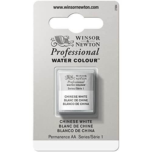 Winsor & Newton Acuarela Profesional - pastilla medio godet de acuarela color blanco chino