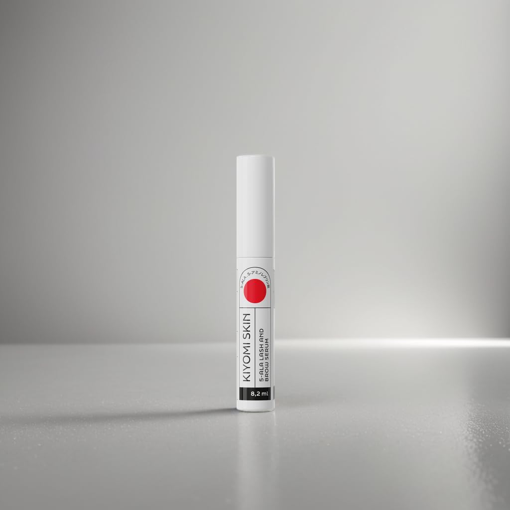 Wimpernserum & Augenbrauenserum ohne Hormone mit 5-ALA & Peptiden – sanft und hormonfrei, für schnelleres Wimpernwachstum, vollere und längere Wimpern und Brauen Wachstumsserum