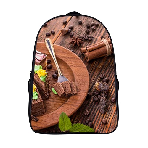Sac à dos pour l'école Dessert fini les cahiers pliés et le mal de dos