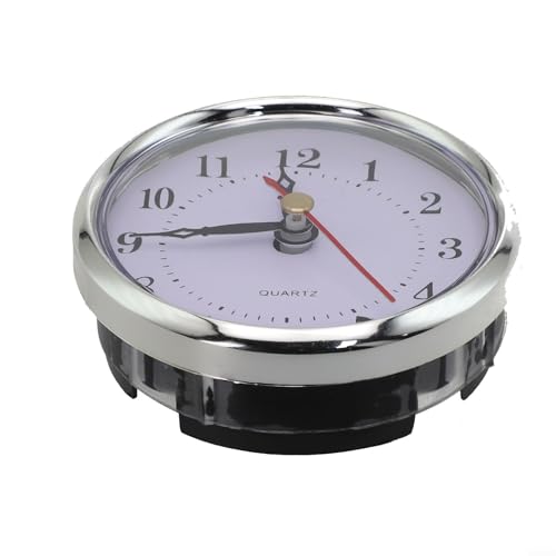 80MM Replacement Parts Quartz Clock Insert with Rubber Gasket for Secure Installation in DIY Projects (Arabic)