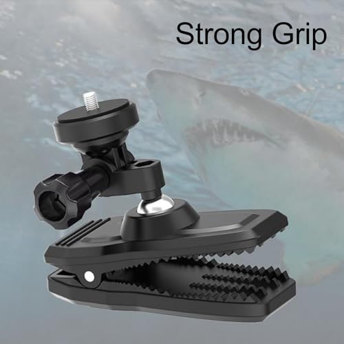 Clipe Giratório Magnético para Câmeras, 360 Graus, Fixação Forte, Ampla Compatibilidade Com Insta360