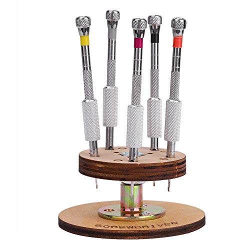 Screwdriver Watch, Professional Precision Screwdrivers Set Jewelry Eyeglasses Watch Repair Tool Kit - Watch Bracelet Spring Bar Link Pin Remover Replacement Sizing Tool(1 Set)