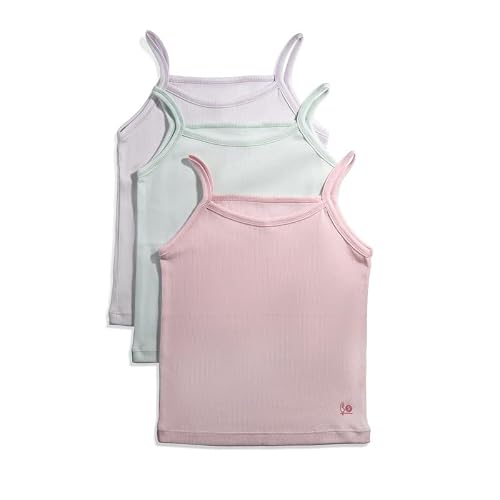 Feathers Girls and Toddler Undershirts - Kids Camisoles - Super Soft Cotton