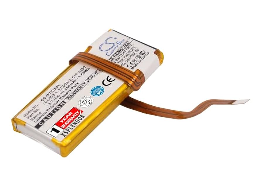 iPod classic 30GB バッテリー新品 Amazon.com: Li-Polymer Replacement battery for Apple iPOD