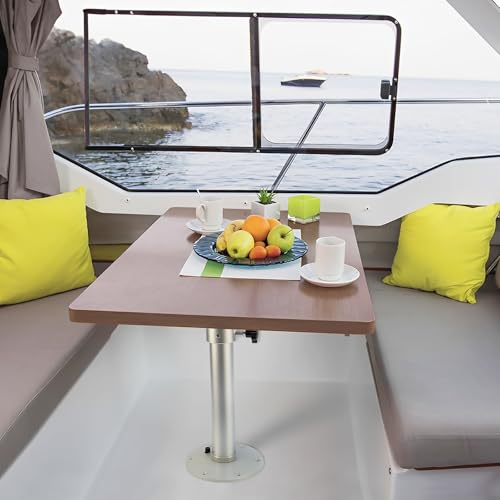 LIROPAU Verstellbares Tischbein für Wohnmobil, Wohnmobil Tischbeine Höhenverstellbar 43-71 cm auf Aluminiumlegierung, kann leicht zerlegt Werden für Wohnmobil, Boot, Yacht, Wohnmobil