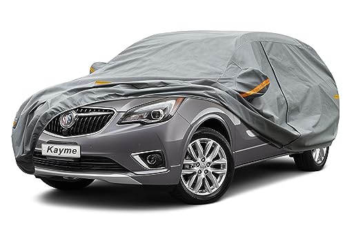 Image of Kayme Heavy Duty SUV Car Cover Custom Fit Buick Envision (2015-2025) Waterproof All Weather for Automobiles, Full Exterior Covers Sun Rain UV Protection.（Deliver About 3-10 Days）