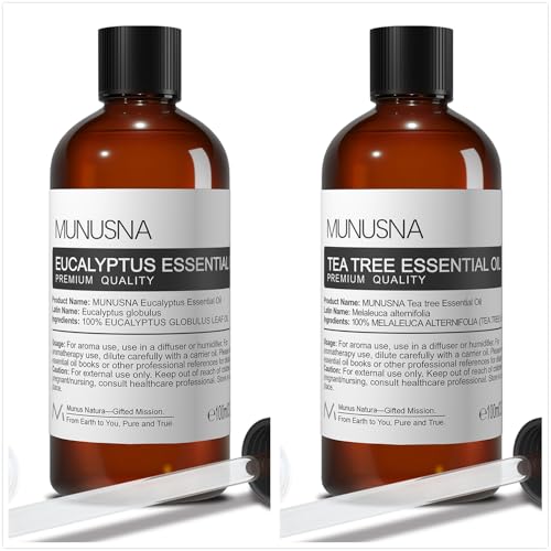 Aceite Esencial de Eucalipto y Árbol de Té para Aromaterapia