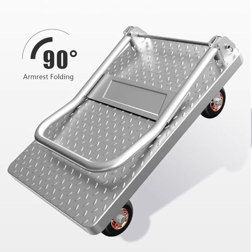 Carretilla Plegable de Plataforma de Acero para Transporte miniatura 4