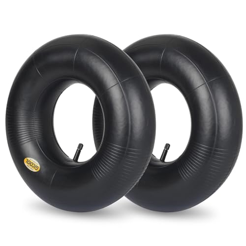 GICOOL 13x6.50-6 Inner Tube, 2 Pack with TR-13 Valve Stem, Heavy Duty, Universal Fit for Ride-on Mower, Razor Dirt Quad Lawn Mower, Yard Trailer, Go Kart, ATV, Yard Tractor, Snow Blower