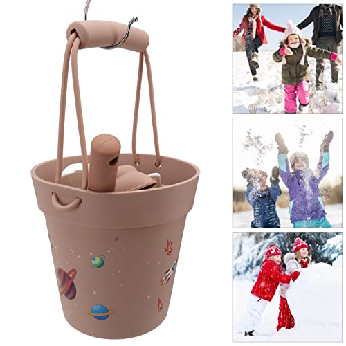 Brinquedos de Neve de Silicone, Balde e Pás Interação Pai-filho para Praia, Neve, Jardim, Quintal, C