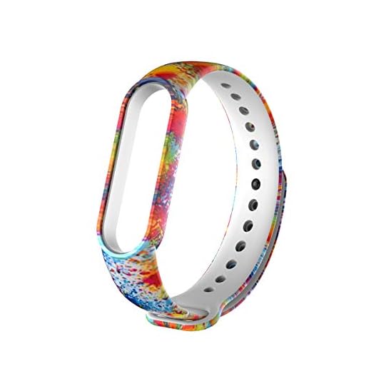 Shieranlee Compatible con La Correa Inteligente Xiaomi Mi Band 5, Correas De Repuesto De Silicona para La Correa De Pantalla A Color NFC De La Pulsera Inteligente Xiaomi Mi Band 5