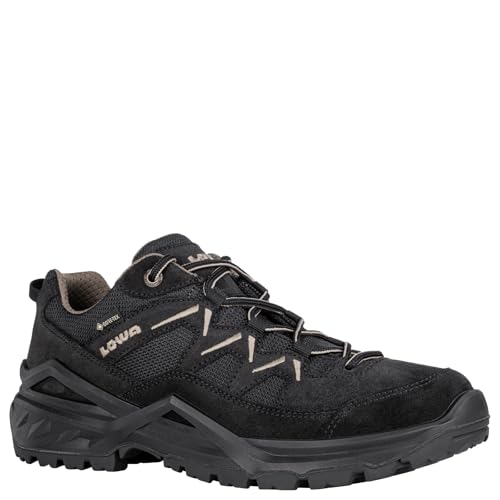 LOWA Halbschuh SIRKOS EVO GTX LO schwarz/dune, 45