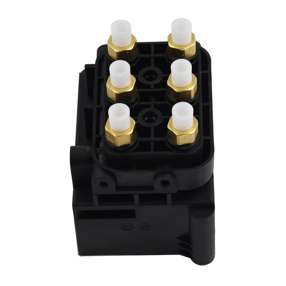 Kompatibel mit Audi Q7 4L für Porsche Cayenne für VW Touareg 7L Ventileinheit Luftfederung Ventilblock Magnetventilblock Air Ride Suspension Magnetventil Block 7L0698014 7P0698014 7L8616007E