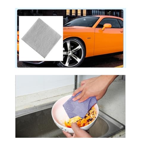 Reusable Cleaning Cellulose Sponge Cloths Absorbent Wipes Clean Kitchen Car Dish Eco-Friendly Dishcloth Hand Towel Auto - 1pack (5pcs) - Image 6