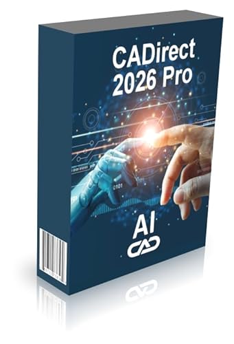 CADirect 2025 Pro - AutoCAD Compatible 3D CAD System for DWG powered by OpenAI and IntelliCAD, Perpetual License