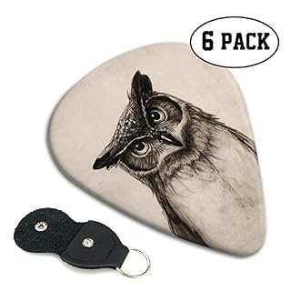 Ensemble de 6 médiators de guitare hibou mignon pour guitare acoustique, guitare électrique, basse, ukulélé – fin, moyen… - Les Beatles, Paul McCartney, John Lennon, RIngo Starr, George Harrison Ensemble de 6 médiators de guitare hibou mignon pour guitare acoustique, guitare électrique, basse, ukulélé - fin, moyen… – Image 2