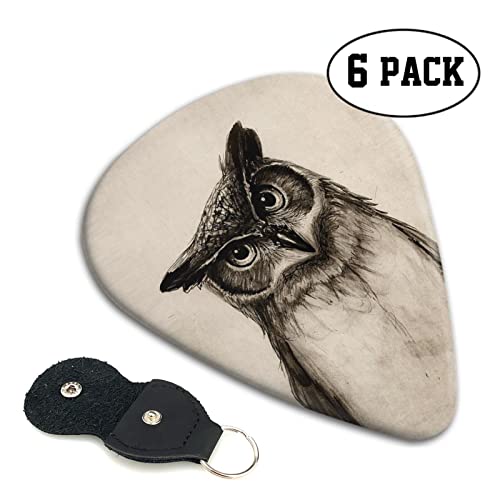 Ensemble de 6 médiators de guitare hibou mignon pour guitare acoustique, guitare électrique, basse, ukulélé – fin, moyen… - Les Beatles, Paul McCartney, John Lennon, RIngo Starr, George Harrison Ensemble de 6 médiators de guitare hibou mignon pour guitare acoustique, guitare électrique, basse, ukulélé - fin, moyen… – Image 3