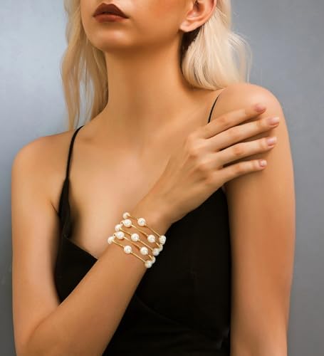 Elegance 11 designs 10mm Crystal White Pearl Blessing Bracelet4