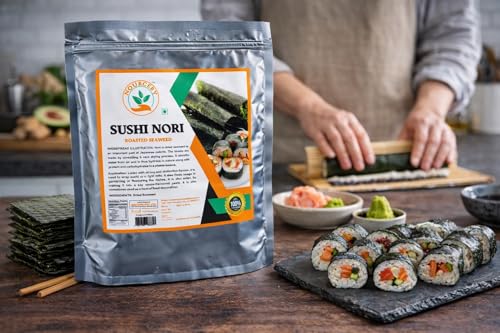 Image of Nourcery Sushi Nori Sheets, 10 Sheets / 30gm (Seaweed Stratum)