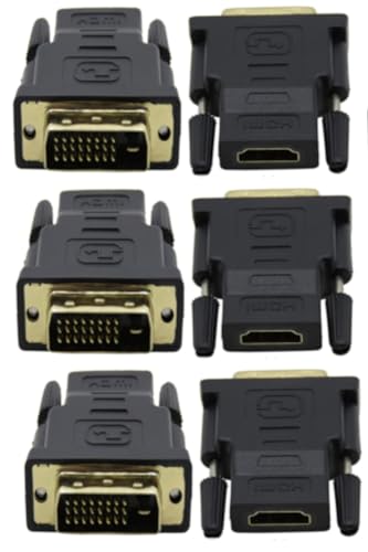 Adaptador HDMI a DVI Kyper-3488 soluciona pantallas negras por incompatibilidad de puertos Full HD