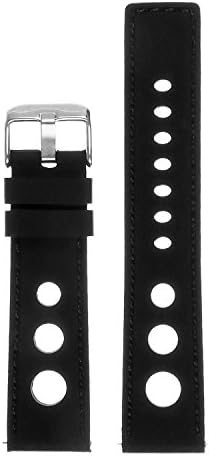 Silicone Rubber Rally Quick Release Watch Band Strap - Choose Your Color - 18mm 20mm 22mm 24mm