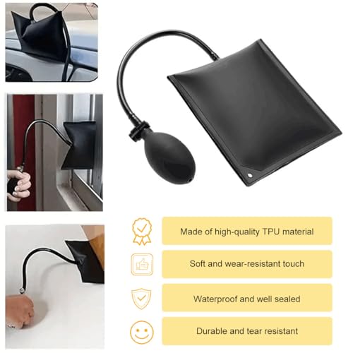 Wedge Luftkissen,Montagekissen Luftkissen,Pumpkissen Air Pump,Spreizkissen Montagekissen,Quadratisch Montagekissen,Air Pump Wedge Luftkissen,Montage Spreizkissen,für Tür Fenster Installation,4 PCS