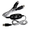 MERIGLARE USB midi-in-out kabel, 2 m, adapter, midi-interface, voor pc