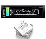 Direktzugriffstaste in 49 Farben einstellbar, variable Tastenbeleuchtung (2 Zonen), Bluetooth-Freisprechfunktion (HFP 1.6) & Audiostreaming (A2DP), externes Mikrofon im Lieferumfang, BT Automatic Pairing, Anschluss für Lenkradfernbedienung (LFB optional erhältlich)