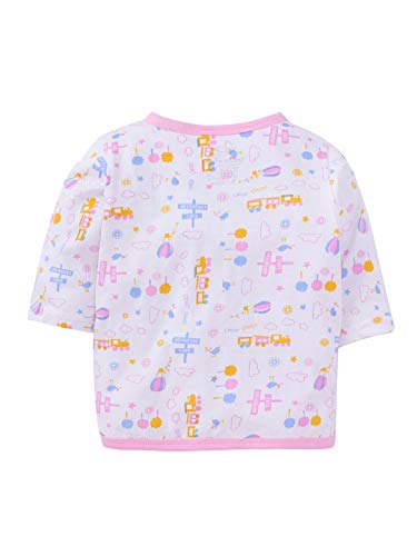 Image of babywish Baby Boys and Baby Girl Clothing Set 100% Cotton Full Sleeve Jhabla T-Shirt Trouser Pajama Newbrn Kids Clothes Set