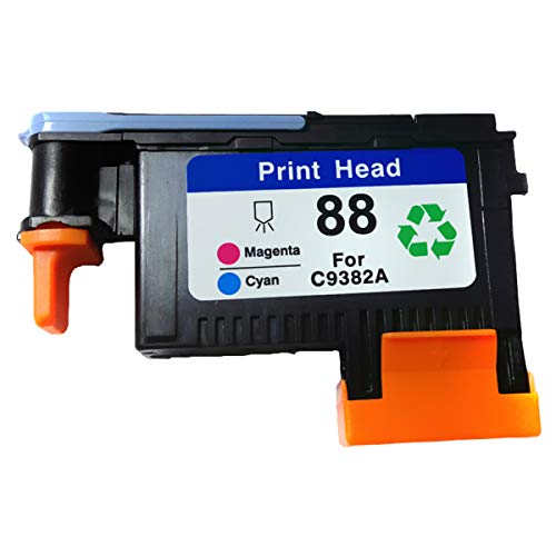 Jalada 2 Pack HP88 Printhead C9381A C9382A for HP Officejet Pro K5400 L7480 L7500 L7550 L7580 L7590 L7650 L7680 L7710 L7750 L7780 L7790 Printer