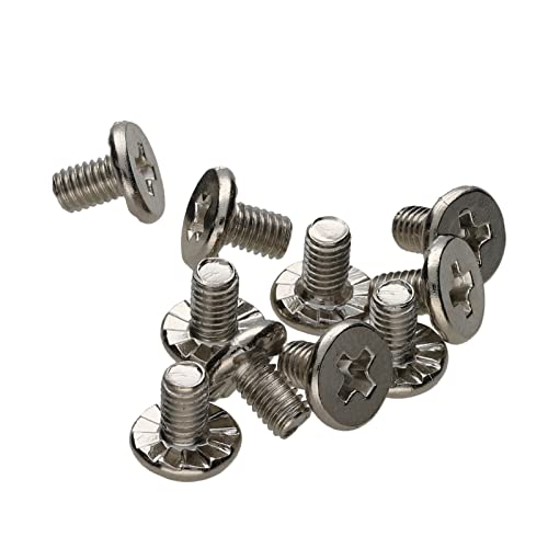 kenable Tornillos de montaje para disco duro, disco duro, CD/DVD, PC disquete, M3 x 1/4 pulgadas de largo, 10 unidades