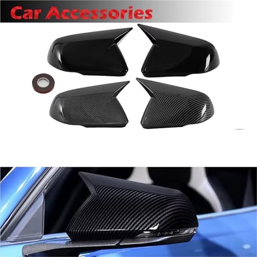 Coque rétroviseur Ford Mustang 2015-2022 cache noir brillant version US