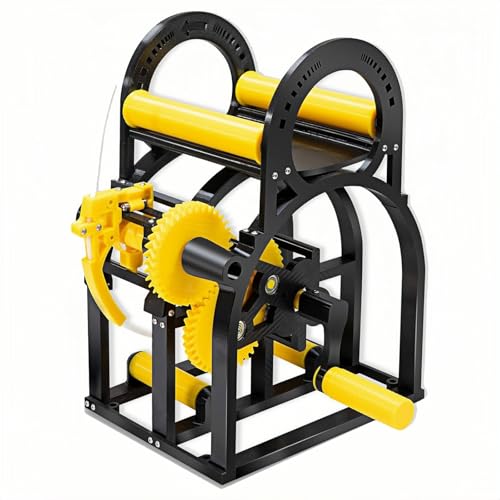 3D Industrial Filament Respooler – Heavy Duty 20cm Spool Rewinder with Smart Tension Control, Manual/Electric Wire & Welding Thread Winding Machine for 3D Printing