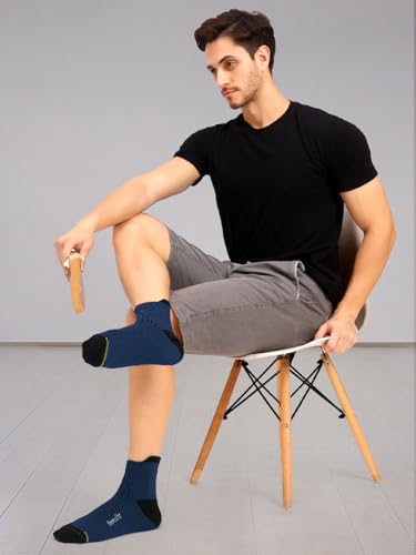 Image of Freecultr Ankle Socks | Breathable Bamboo Fibre | Odour Resistant | Thermo Regulated | Moisture Wicking | Anti-Slip Y-Heel | Soft & Comfortable Assorted Combos