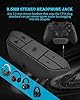 Headset Adapter for Xbox Controller, Mic Adapter for Xbox One/One S/X/Elite 1/ Elite2/ Series S/X Controller, Headphone Adapter for Xbox One Controller