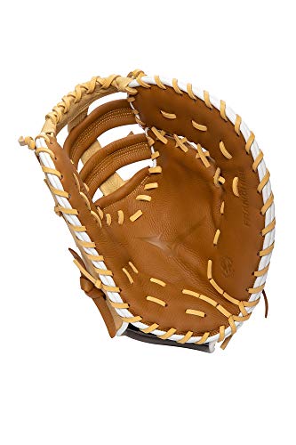 Mizuno 312973.R878.09.1250 Gxf90B4 Franchise Series Baseball First Base Mitt 12.5", Right Hand Throw Tan-Brown thumb #2