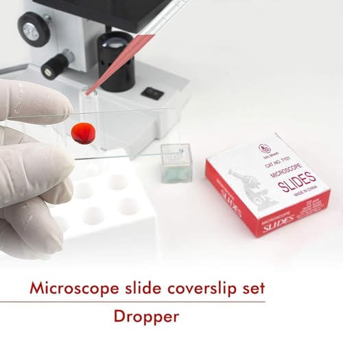 Lames de microscope et lamelles couvre-objet avec pipettes de transfert - 4