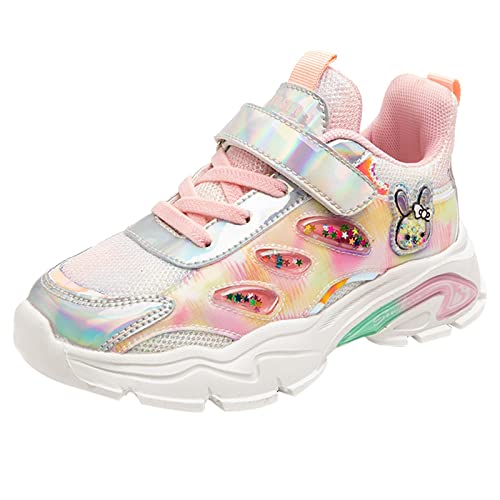 Kid Air Tennis Running Sneakers Athletic Walking Jogging Glitter Lightweight School Sneakers for Big Boys Girls