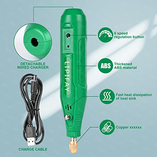 Cordless Rotary Tool Kit, Engraving Pen Tool Kit, Multi-Functional Usb Electric Corded Micro Engraver Etching Pen Diy Hand Jewelry Glass Carved Wood Electric Drill Set Accessories+227Pcs #TOP4