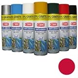  CRC - Spray Imprimación De Zinc Más Color En Un Sólo Producto. Antioxido Ral 3000 Rojo Fuego