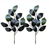 造花 はなこ 榊 神棚用 さかき リアル 厚葉 ツヤ ハリ２本 約31cm （NO.12）