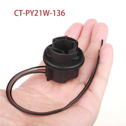Conector BAU15S PY21W precableado para piloto trasero de Citroen C4 portalámparas 2112572 3
