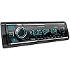 Kenwood KMM-X705 Excelon Digital Multimedia Car Stereo - Single DIN with Bluetooth, AM/FM HD Radio, Alexa Built in, Variable Color, SiriusXM