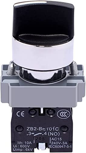 Codeur rotatif momentané XB2BD53C sélecteur de sélection 3 positions 2NO 10A 600V - 2